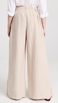 【INCHANT ME】Sand Pleats Long Wide Pants Perli Wide-Leg Linen Pants | Masai Copenhagen